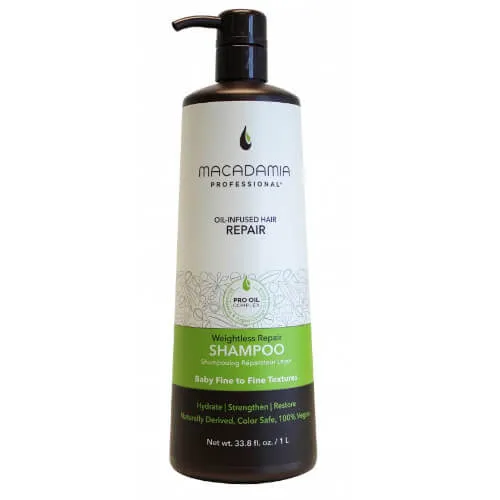 Macadamia Ľahký hydratačný šampón pre všetky typy vlasov Weightless Repair (Shampoo) 300 ml
