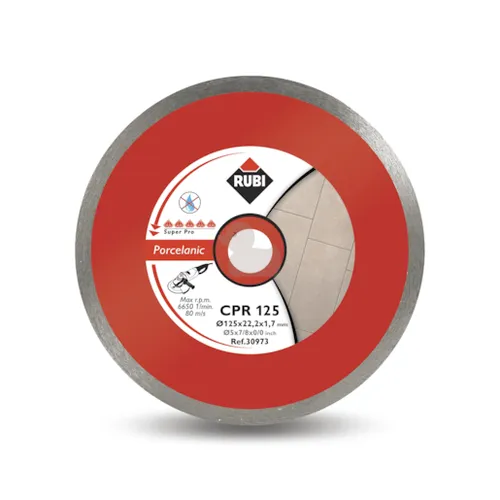 Diamantový kotúč Rubi kontinuálne 125 mm  CPR 125 Superpro R30973