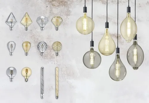 LED žiarovka Trio Kristall amber 901-479