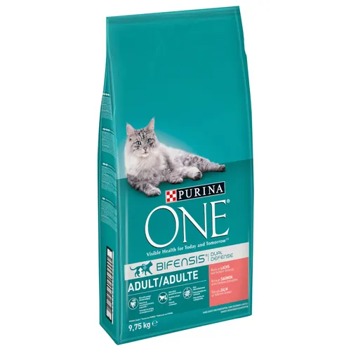 PURINA ONE Adult losos & celozrnné obiloviny - 9,75 kg