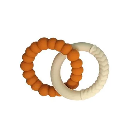 Jellystone Designs Hryzátko Slnko, béžové/oranžové