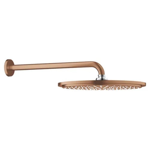 Hlavová sprcha GROHE Rainshower Cosmopolitan Metal včetně sprchového ramena Brushed Warm Sunset 26066DL0