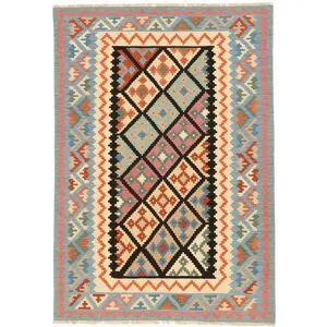 Handknuten. Ursprung: Persia / Iran Kelim Ghashghai Matta 201x290