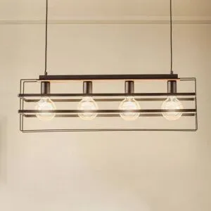 Envostar Fiete hængelampe, 4 lyskilder