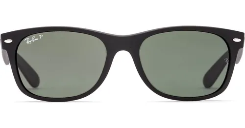Ray-Ban New Wayfarer RB2132 622/58 55 - čtvercové sluneční brýle, unisex, černé, polarizované