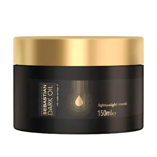 Sebastian Professional Vyživujúca maska pre lesk a hebkosť vlasov Dark Oil (Lightweight Mask) 150 ml