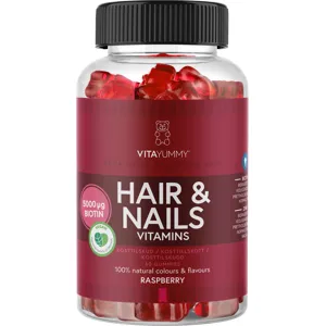 VitaYummy Hair & Nails Raspberry - 60 Stk