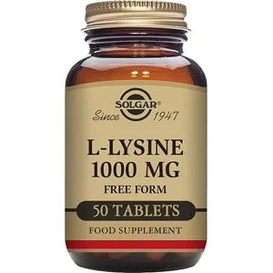 Solgar L-Lysin 1000 mg - 1000 mg - 50 Tabletter