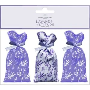 Plantes & Parfums Lavendelposer - Indh. 3 Stk, 3x18g - 1 Pakke