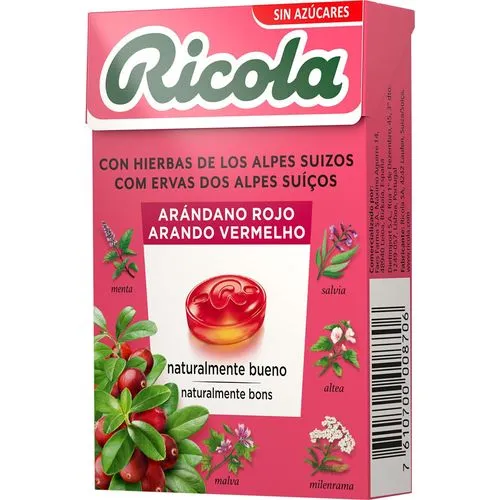 Mejor Dto! Arándano Rojo 1 und Caramelos Balsámicos Sin Azucar
