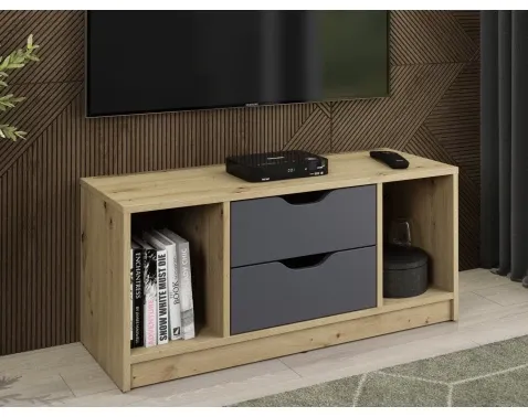 TV stolek Sten 100 cm, dub artisan/grafit