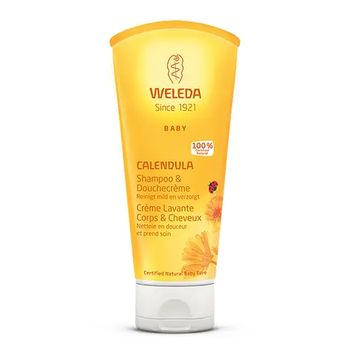 Weleda Baby Shampoo &amp; Douchecrème Calendula 200ml