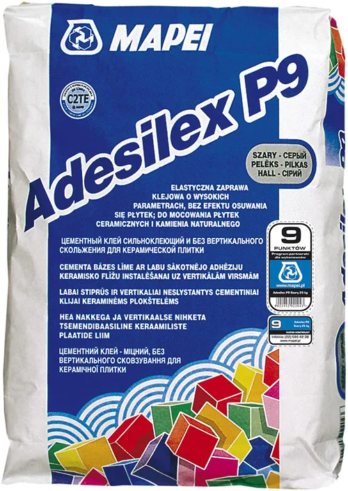 Lepidlo cementové Mapei Adesilex P9 šedé 25 kg