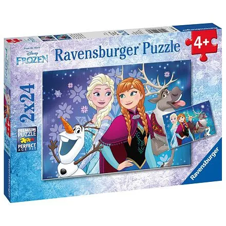 Ravensburger Disney Ľadové kráľovstvo Puzzle 2x24 dielikov
