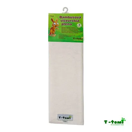 T-TOMI BIO Viacvrstvová bambusová plienka, veľ. S