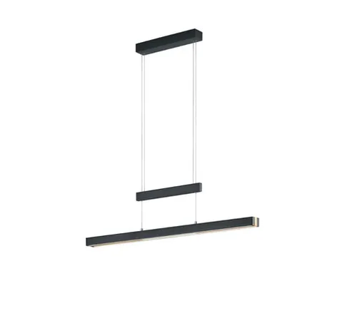 LED závesné osvetlenie Trio Trajan čierna TR 375310502