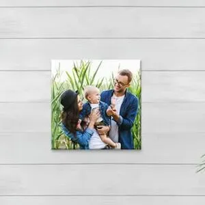 smartphoto Foto-Leinwand 30 x 30 cm zur Hochzeit