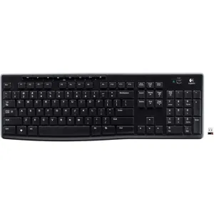 Logitech Wireless Keyboard K270 Sort Tastatur Danish Som Ny