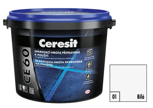 Hmota spárovací Ceresit CE 60 white 2 kg