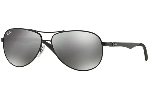 Ray-Ban Carbon Fibre RB8313 002/K7 Polarized, Polarizační, Černé, Materiál 1, Pánské sluneční brýle