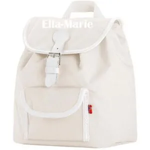 Blafre barnesekk 6 Liter med navn, beige