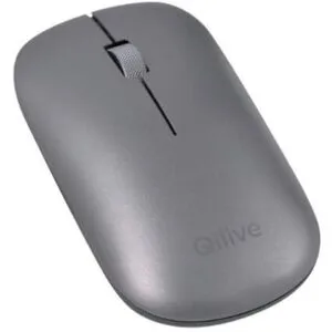Rato Sem Fio Qilive Flat Cinza