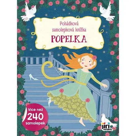 Jiri Models Rozprávková samolepková knižka Popelka