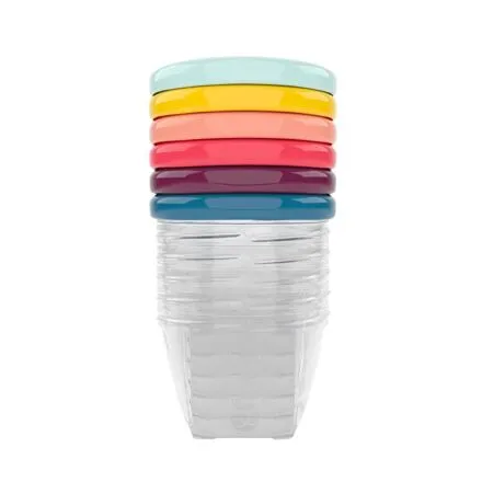 Babymoov Misky s viečkami 180ml sada 6ks