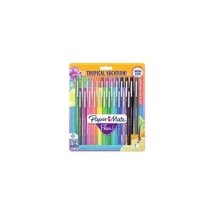 Paper Mate Canetas Papermate flair tropical   24 cores