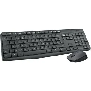 Logitech MK235 Un ensemble clavier + souris sans-fil pour garder vos bureaux toujours organisés.