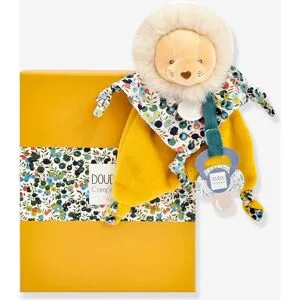 DOUDOU & COMPAGNIE Attache-sucette - DOUDOU ET COMPAGNIE jaune