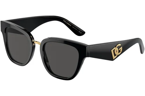 Dolce & Gabbana DG4437 501/87, Černé, Materiál 0, Dámské sluneční brýle