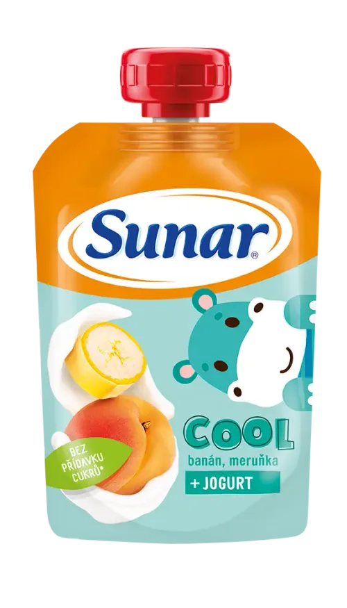 SUNAR Cool banán meruňka jogurt 110g