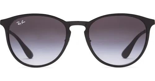 Ray-Ban Erika Metal RB3539 002/8G 54 - kvadratisk solglasögon, unisex, svart
