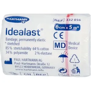 Idealast Bande Blanche  6 cm X 5 m + Agrafes 1 9311435