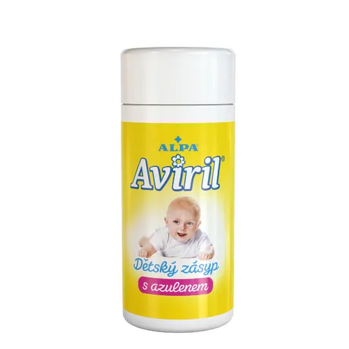 Alpa Aviril Dětský zásyp s azulenem 100g