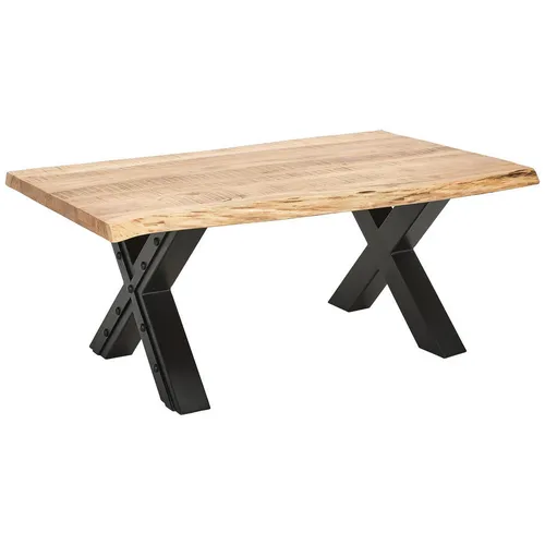 Ambia Home KONFERENČNÝ STOLÍK, prírodná farba, čierna, drevo, kov, 115/70/45 cm