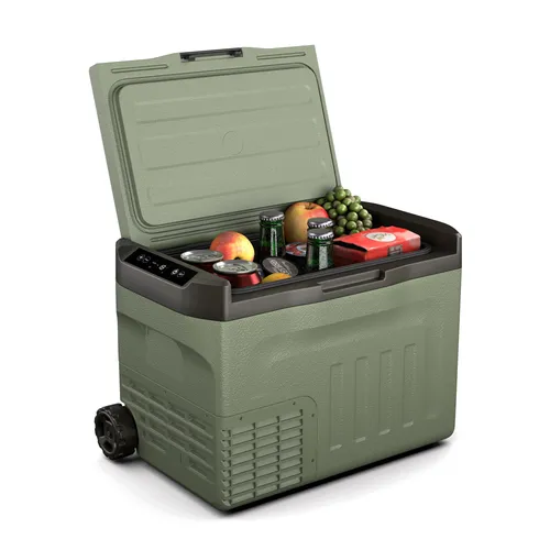 Klarstein PolarForce 30L Kompressor-Kühlbox | LCD-Panel | Beleuchtung | Off-Road | Batterieschutz | 12V/230V