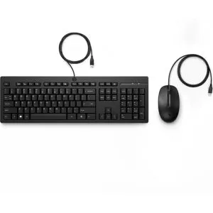 Ensemble clavier/souris filaire HP 225   Informatique et réseau Les outils bureautiques professionnels confortables à utiliser tout au long de la