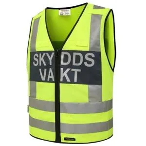 Robust Skyddsvakt Reflexväst (Storlek: XL)