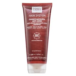 Martiderm Hair System 3GF Anti-Aging Anti Hair-Loss Shampoo Champú fortificante anticaída del cabello 200 ml