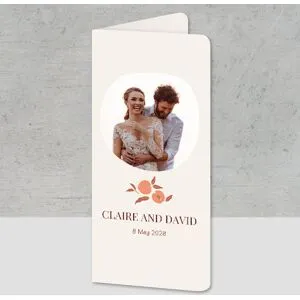 smartphoto Falt-Grusskarte Panorama Hochformat mit abgerundeten Ecken