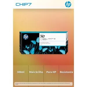 HP 747 300-ml Gloss Enhancer Cartridge   - preço válido até fim de stock das unidades pré estabelecidas