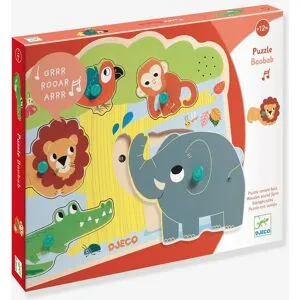 Puzzle Sonoro Baobab - DJECO amarelo