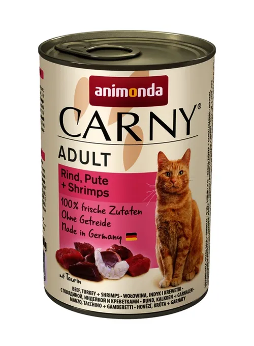 Animonda Cat Carny Adult, hovězí, krůta a krevety 6 x 400 g (83724)