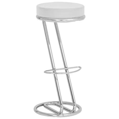 Livetastic BAROVÁ ŽIDLE, bílá, barvy chromu