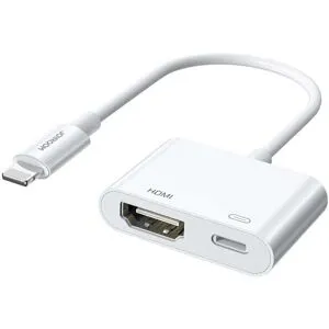 Joyroom HDMI-Adapter til Lightning (Han) m. Lightning Stik (Hun) - Hvid