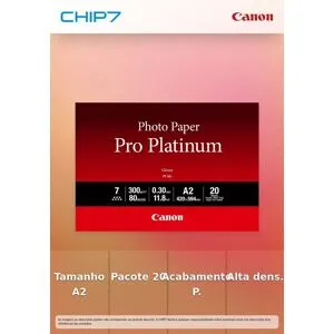 Canon Photo Paper Platinum A2 20 sheets
