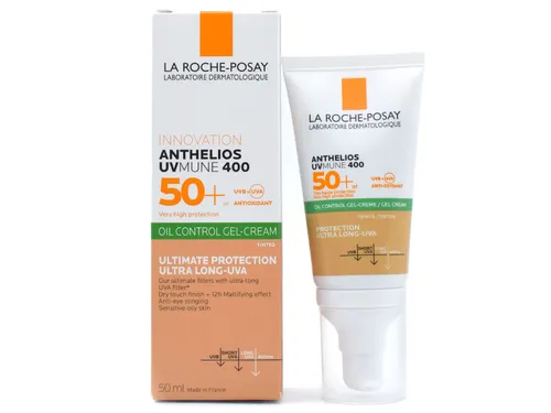 La Roche Posay Gel-cremă colorată mat SPF 50+ Anthelious XL (Tinted Dry Touch Gel Cream) 50 ml