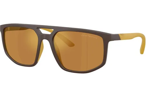 Emporio Armani EA4248U 62586H, Hnědé, Materiál 0, Pánské sluneční brýle